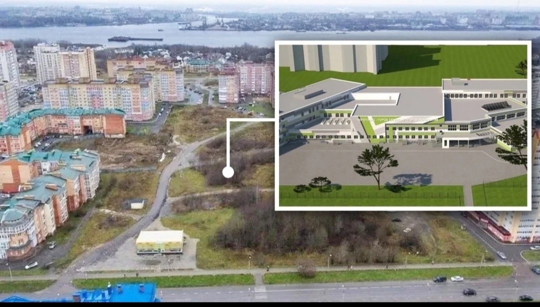 Школа будет здесь Школа будет здесь