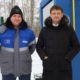 Справа - глава Кирилловского округа Андрей Тюляндин