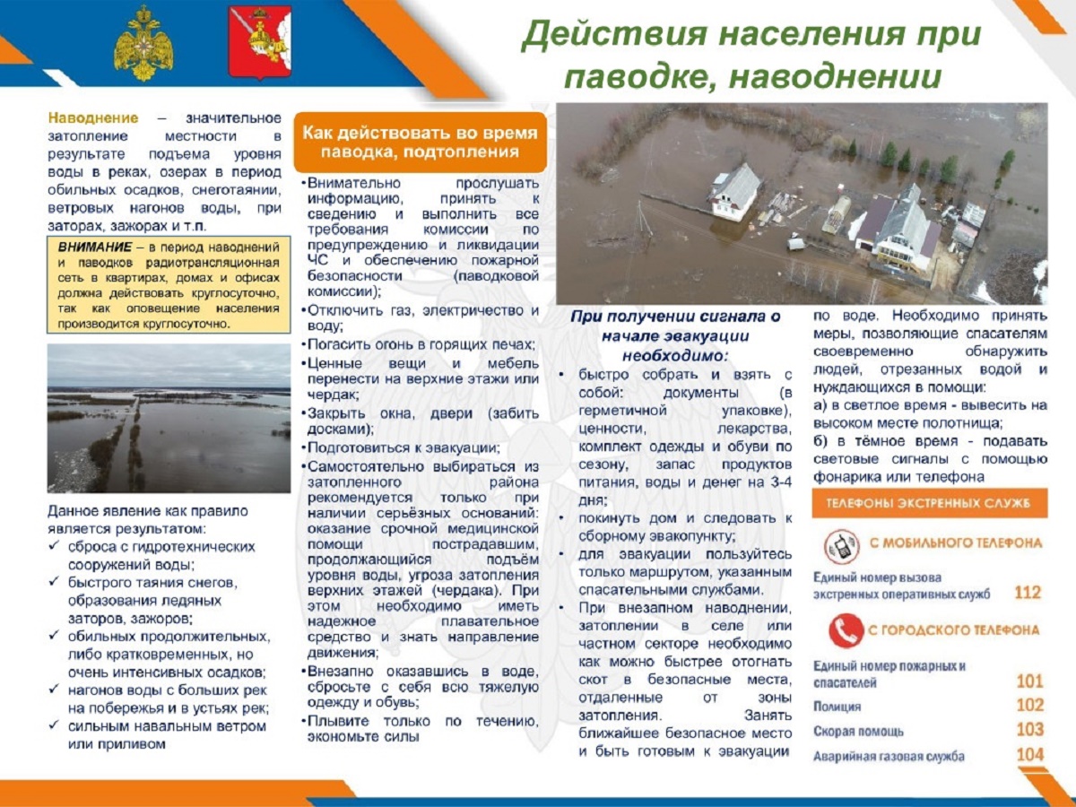 Памятка на случай наводнения Памятка на случай наводнения