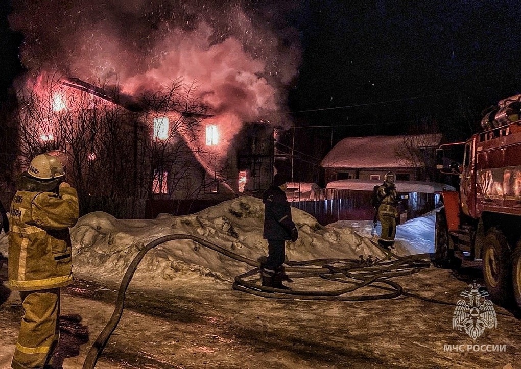 Пожар в Соколе