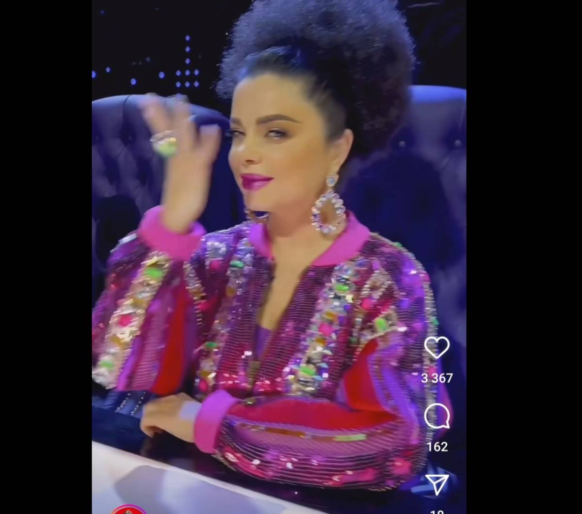 Наташа Королева на съемках шоу "Супер Стар ВИА"