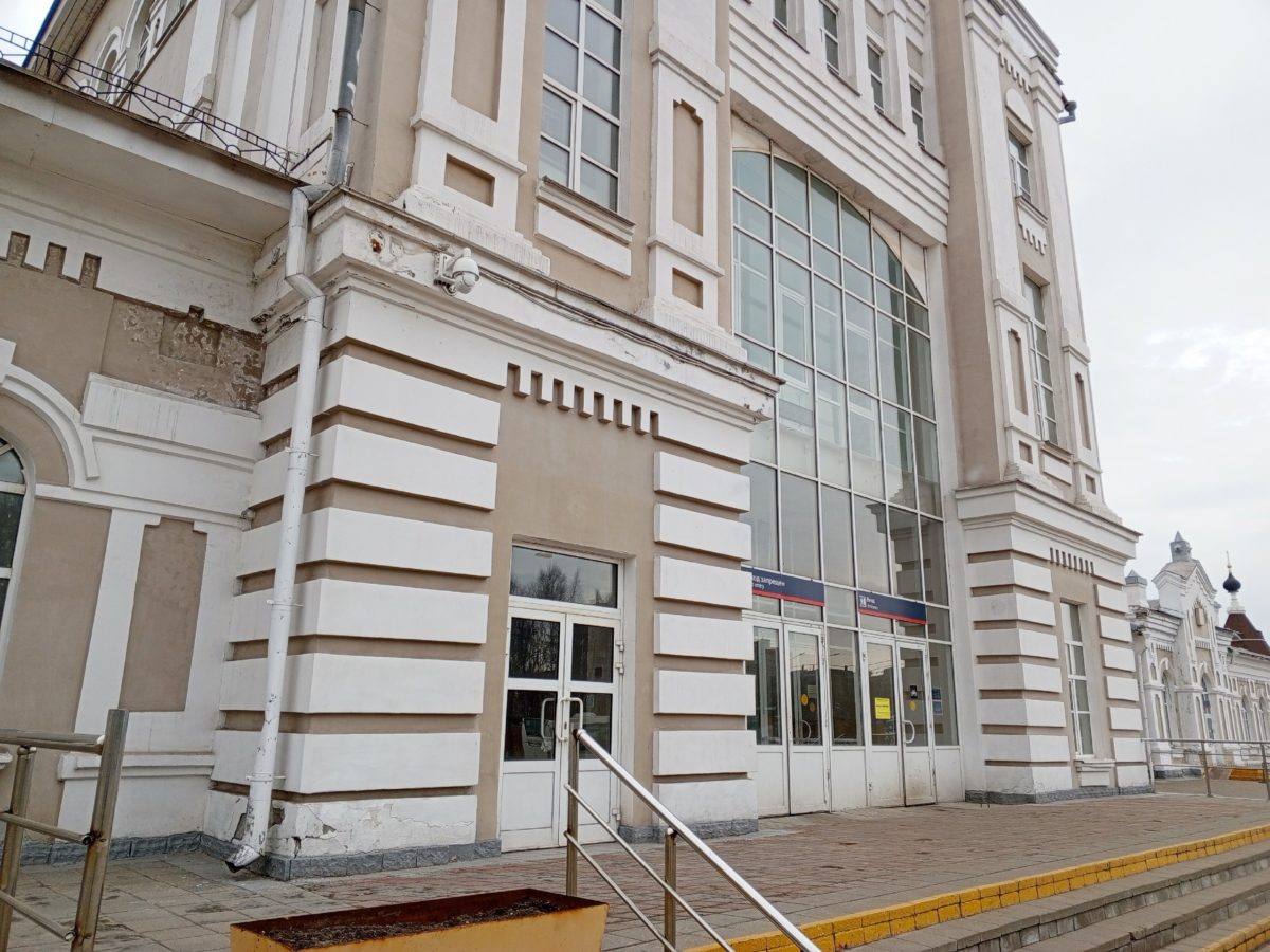Вокзал Череповца.