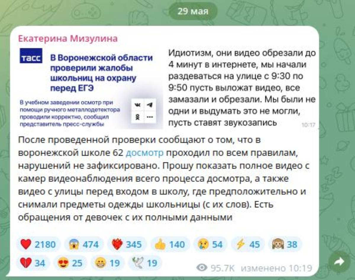 «Мизулина