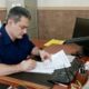 Альберт Атабиев на приеме в Череповце