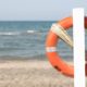 Море пляж круг freepik.com