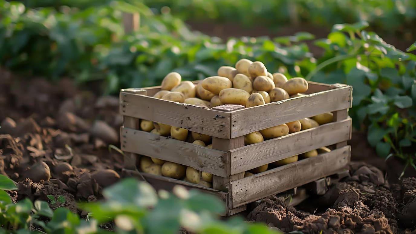 wooden-crate-with-potatoes-it-field_1268-35865 wooden-crate-with-potatoes-it-field_1268-35865