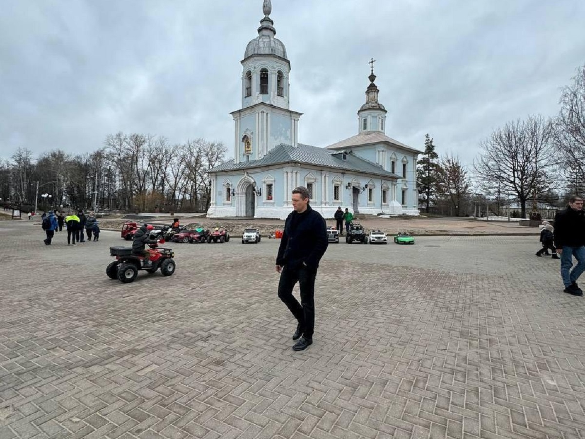 Георгий Филимонов на Кремлевской площади Георгий Филимонов на Кремлевской площади