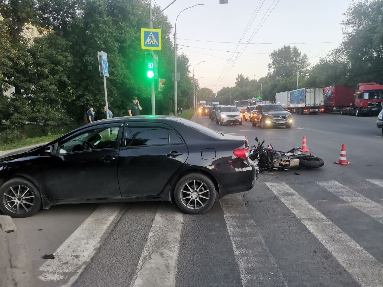 Место аварии Место аварии