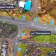 Перекресток Северное-Пионерская. Справа будет дополнительная полоса