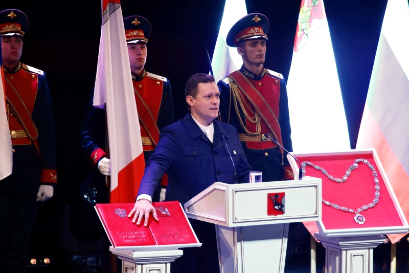 Георгий Филимонов приносит присягу Георгий Филимонов приносит присягу