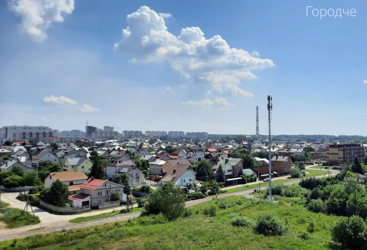 Вид с горки Вид с горки