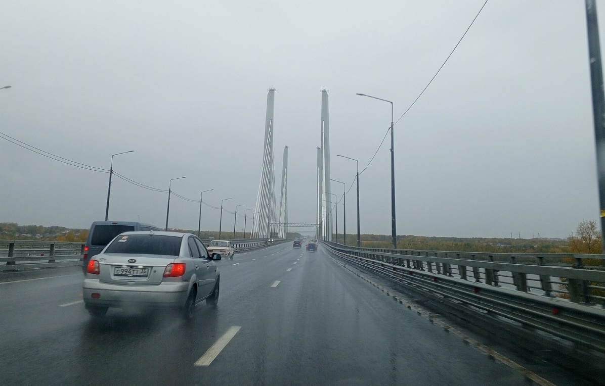 Архангельский мост - вечерний трафик вырос с 30 сентября