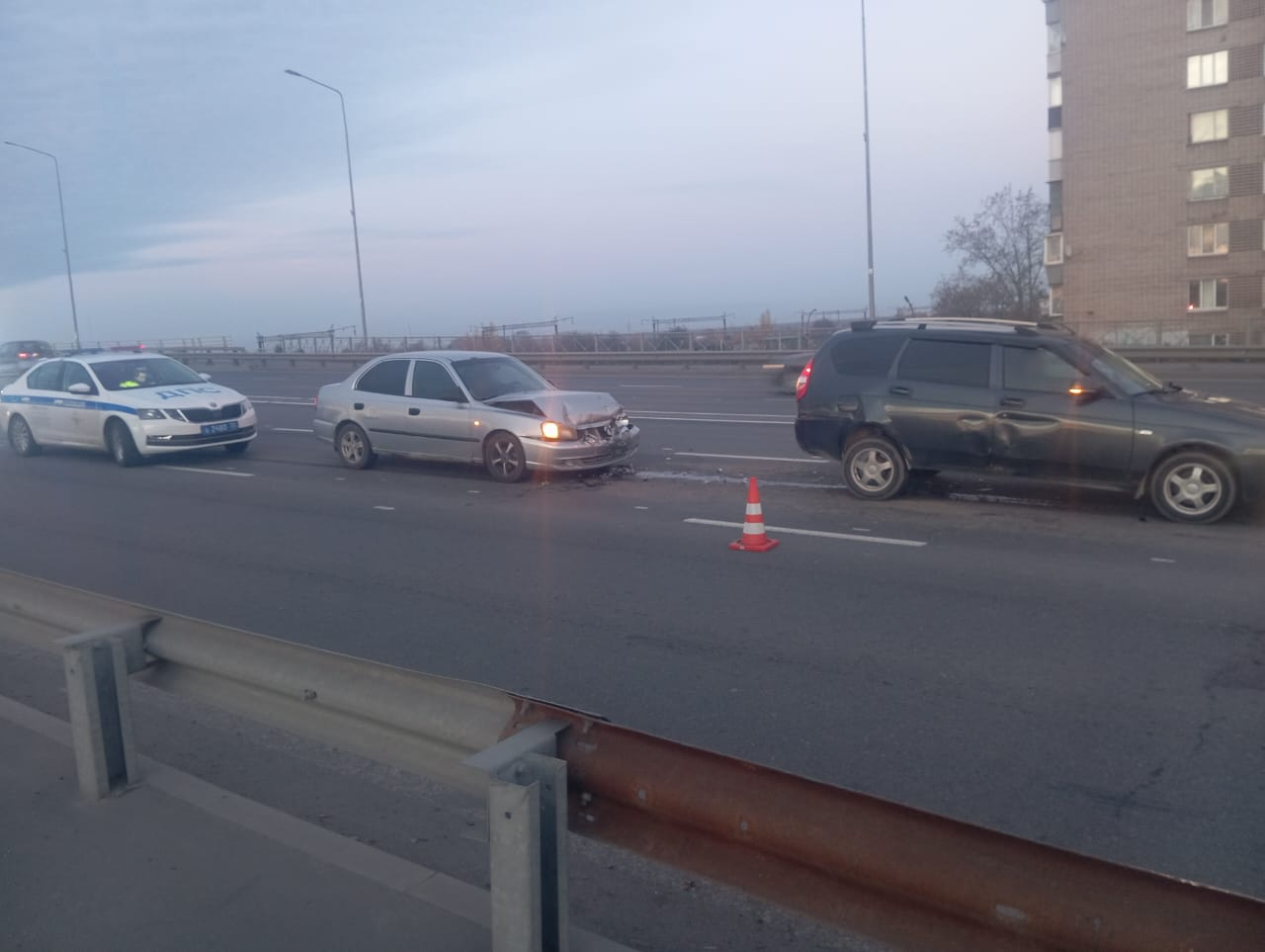 ДТП на путепроводе ДТП на путепроводе