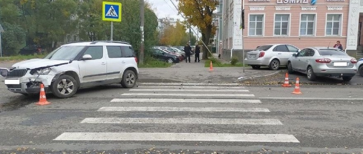 Место аварии в Вологде Место аварии в Вологде