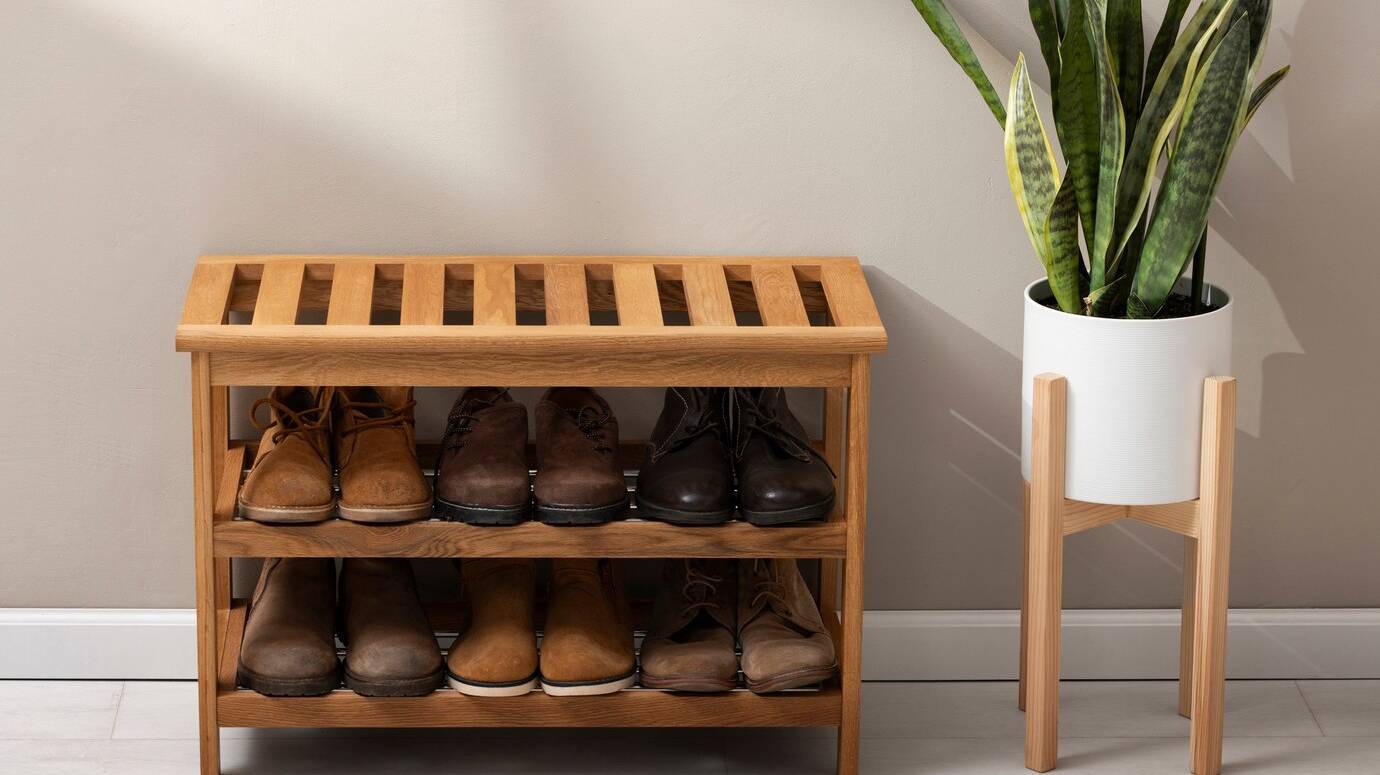 view-shoe-rack-stacking-pair-footwear_23-2150991539