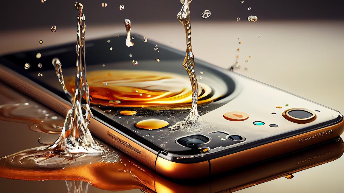 smartphone-device-with-water-splashing-generative-ai_188544-19466