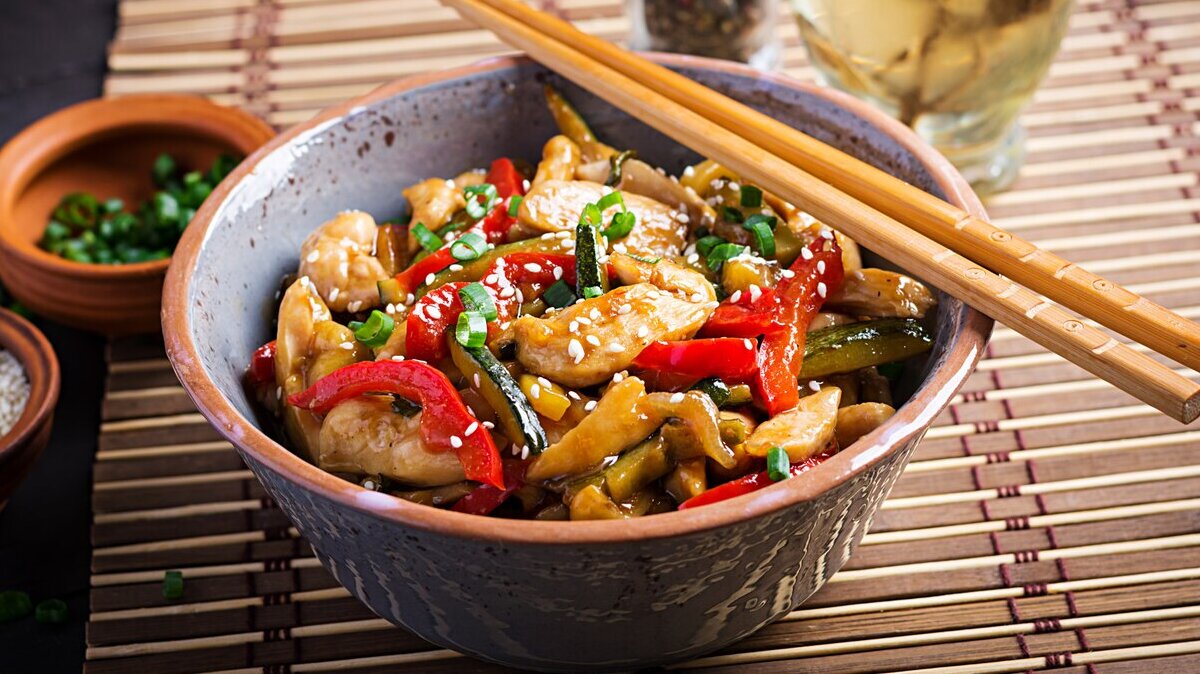 stir-fry-chicken-zucchini-sweet-peppers-green-onion-with-chopsticks_2829-10785 stir-fry-chicken-zucchini-sweet-peppers-green-onion-with-chopsticks_2829-10785