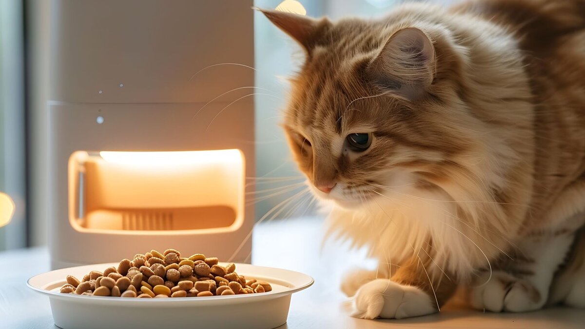 view-automatic-smart-feeder-household-pets_23-2151482408