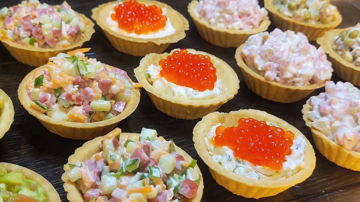 праздничный стол закуска