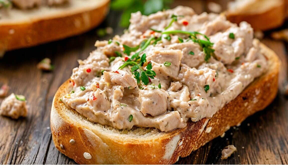 полезный продукт бутерброд с печенью трески