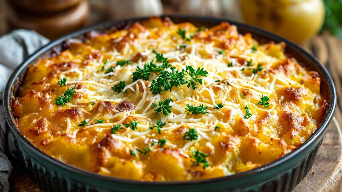 блюда из картофеля картофельная запеканка