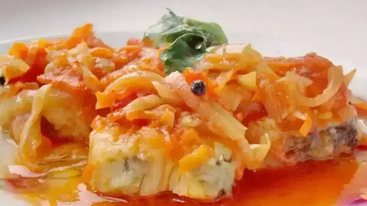 советская кухня рыба под маринадом из моркови и лука