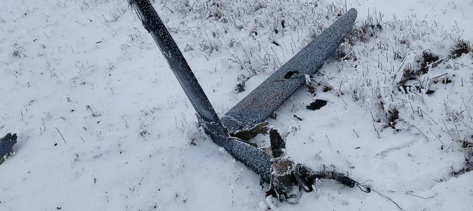 Обломки БПЛА в Шекснинском районе Взрыв БПЛА над Шекснинским районом