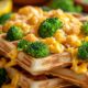 вафли с брокколи и сыром