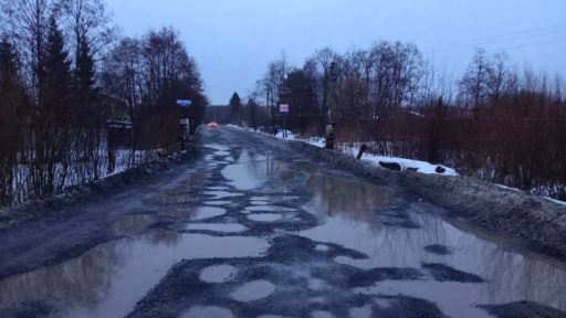 Ямы вместо дороги: дачники Череповца возмущены состоянием пути к причалам