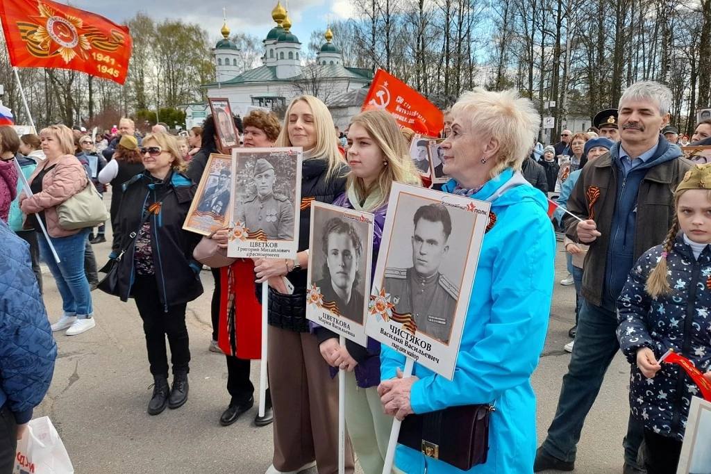 Бессмертный полк в Череповце