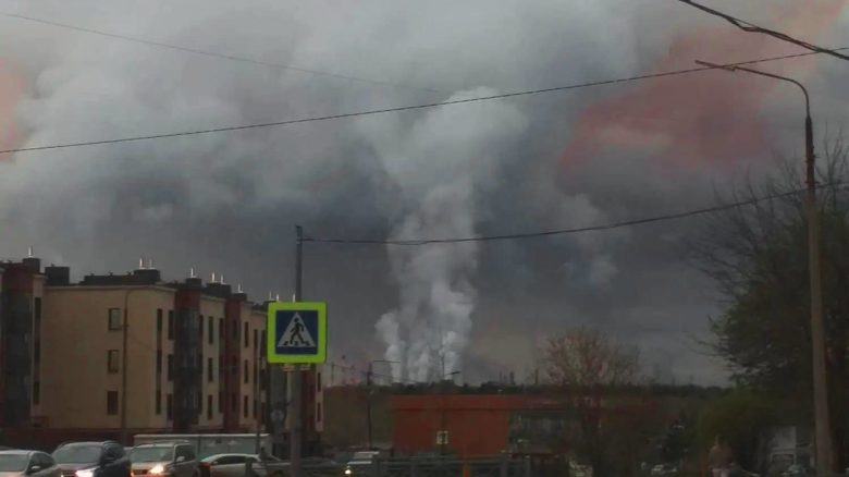 8 мая небо над Череповцом