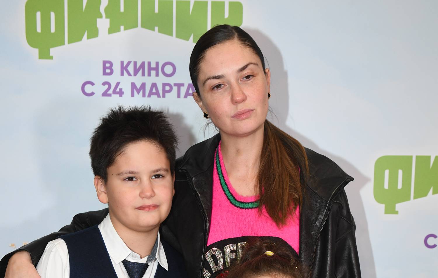 Агата Муцениеце с сыном Агата Муцениеце с сыном