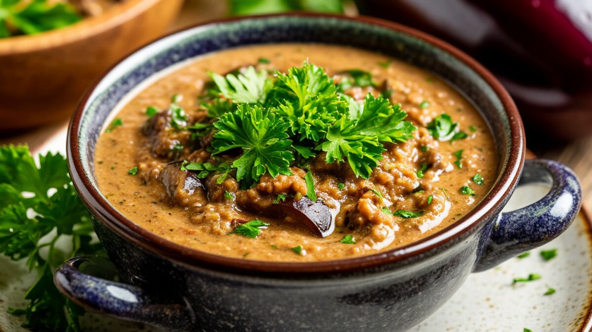 грузинская кухня сациви из баклажанов