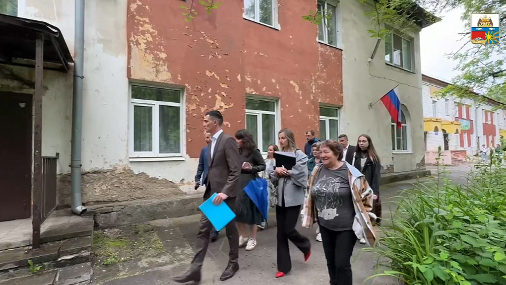 Мэр Череповца Роман Маслов в Северном Районе Мэр Череповца Роман Маслов в Северном Районе