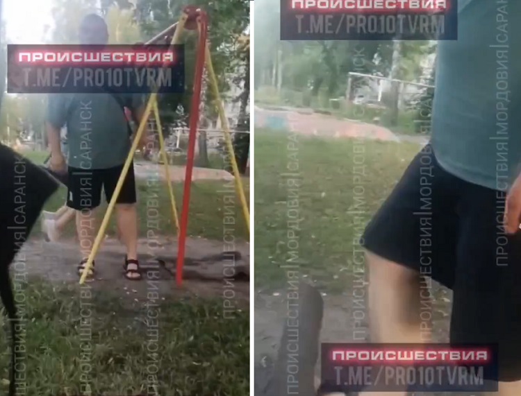 Толстяк разъяснил ребенку понятия 90-х и отжал качель Толстяк разъяснил ребенку понятия 90-х и отжал качель