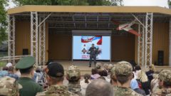 На сцене Парка Победы в Череповце