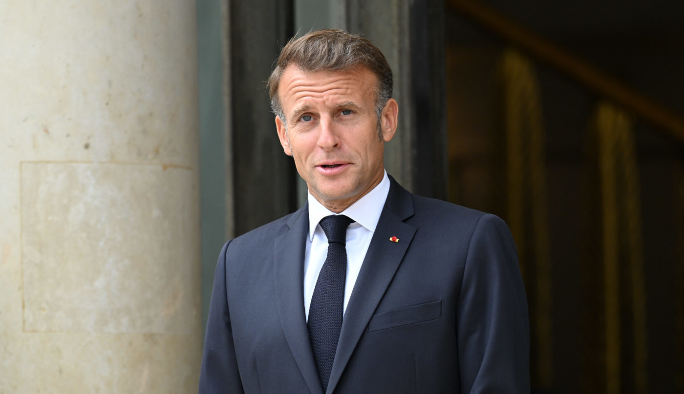 Emmanuel Macron президент Франции Макрон