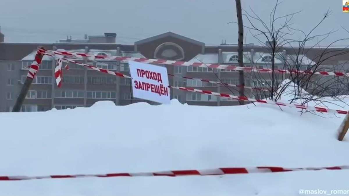 В парке «Серпантин» ввели запрет на катание с естественных снежных склонов из-за повреждений инфраструктуры