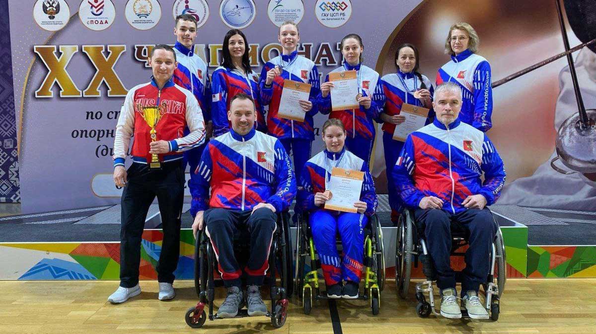 Череповецкий спортсмен Дмитрий Беляев признан сильнейшим паралимпийским фехтовальщиком России