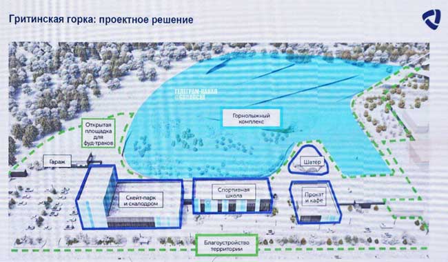 В Череповце стартовало строительство семейного спортивно-развлекательного комплекса «Гритинская горка»