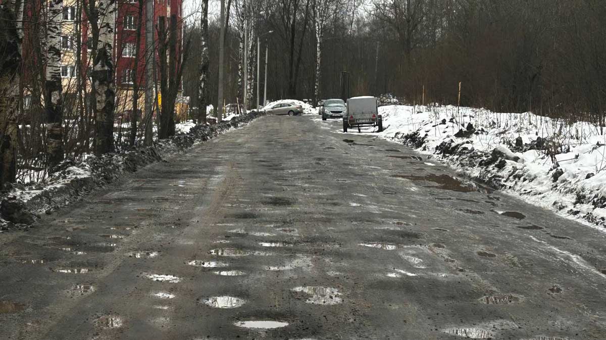 Жители улицы Белинского требуют решить проблему с подъездной дорогой