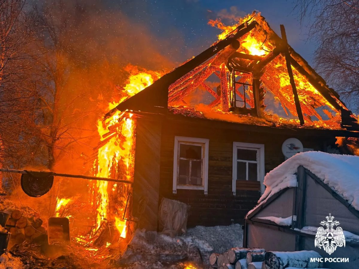 Дом спасти не удалось