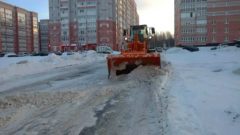 В Череповце усилили уборку улиц после снегопада