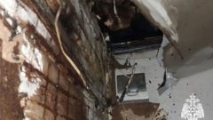 Очаг возгорания на улице Сенной