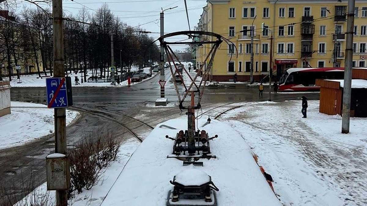В Череповце износ трамвайных путей достиг 80%