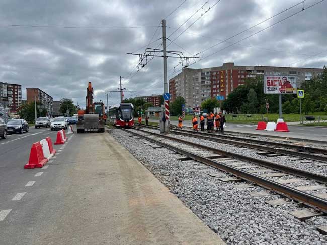 В Череповце износ трамвайных путей достиг 80%