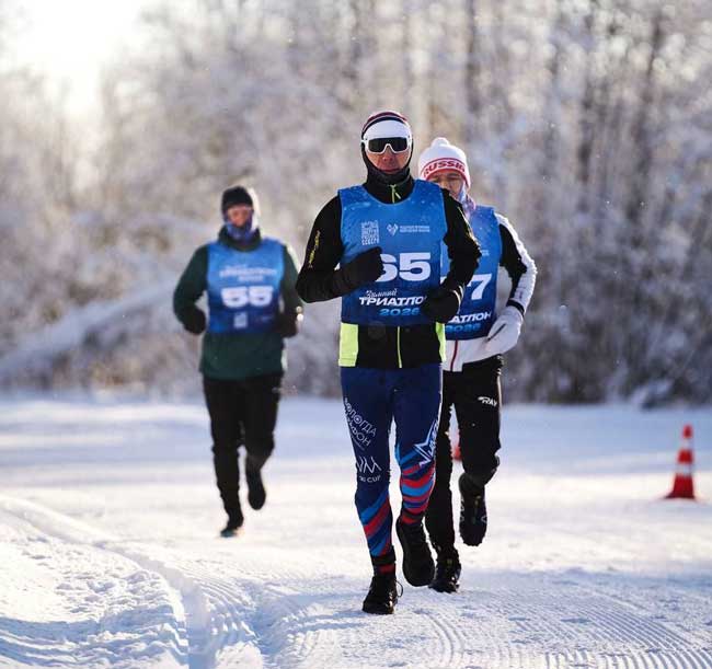 В Череповце состоялся зимний триатлон «Энергия Русского Севера»