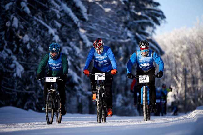 В Череповце состоялся зимний триатлон «Энергия Русского Севера»