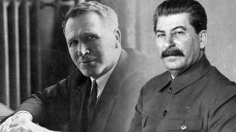 Иван Бардин и Иосиф Сталин