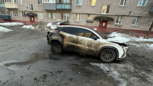 Машина после пожара